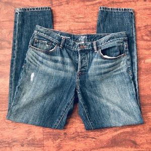 SOLD Ann Taylor Loft” Boyfriend Distressed Jeans